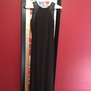 Black dress with sequins